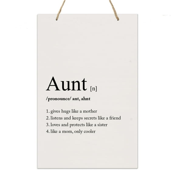 Mothers Day Gift Wall Hanging Sign With Definition 8x12