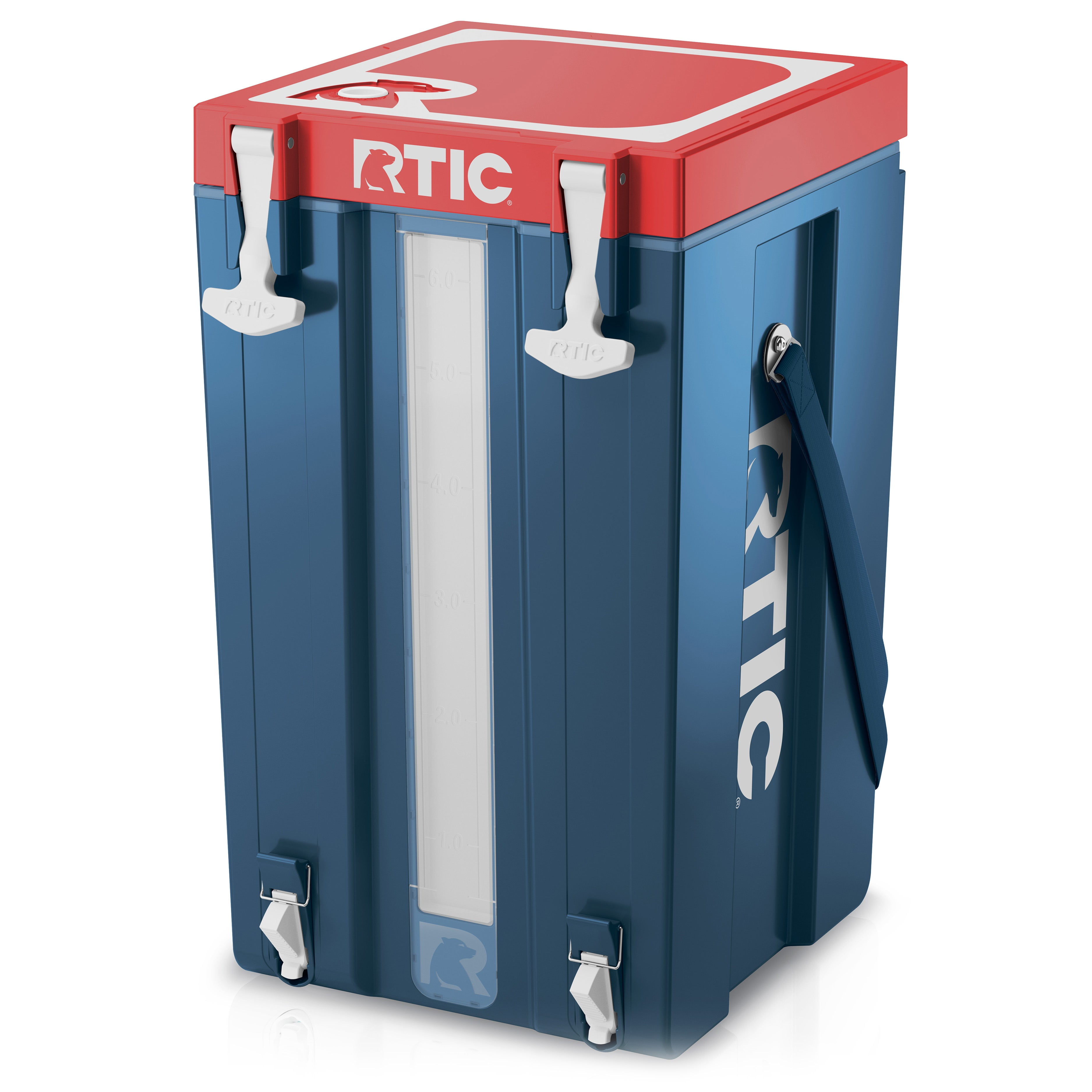 RTIC Halftime Water Cooler 6 Gallon Portable Carrier Container, Drink