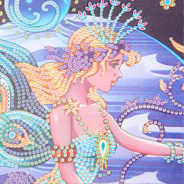 Rhinestone Painting Kit DIY Interesting Beautiful Appearance Look Shiny 3D Effect Furniture Decoration