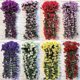 thumbnail image 3 of Flores artificiales colgantes de pétalos, glicina artificial para decoración del hogar y bodas., 3 of 5
