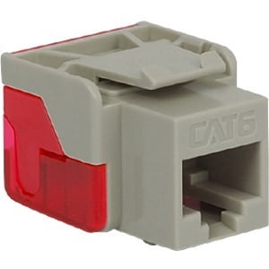 ICC Cat 6 EZ Modular Connector Gray
