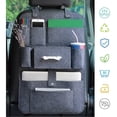 thumbnail image 3 of Organizador de asiento de coche, accesorios para autocaravanas, interior, 62 x 41 cm, gris oscuro, 3 of 4