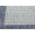 thumbnail image 4 of Bashian L126-GYBL-8X10-LAN108 7.10 ft. x 10 ft. Lanai Geometric Transitional Polypropylene Power Loom Rectangle Area Rug, Gray & Blue, 4 of 5
