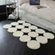 thumbnail image 1 of Alfombra flocada para sala de estar, dormitorio, mesita de noche, larga, de terciopelo, antideslizante, gruesa, para el hogar, 1 of 5