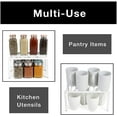 thumbnail image 5 of Smart Design Premium Cabinet Storage Shelf - Set of 6 - Small 10.63 x 5.25 Inch - Steel Metal Frame - Rust Resistant Coating - Cup, Dish, Counter and Pantry Organization - Kitchen - White, 5 of 7