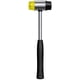 thumbnail image 1 of Soft Rubber Mallet Hammer Non Slip Grip Large Double-Faced Soft Hammer for Home Improvement Tool, 1 of 5
