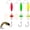 3pcs, variant on 3PCS/6PCS Catfish Fishing Set, Takedown Catfish Rigs for Bottom Fishing, 2 in 1 Rotating Rattles/Double Rattles Beads, Catfishing Tackle, EVA Peg Catfishing Equipment
