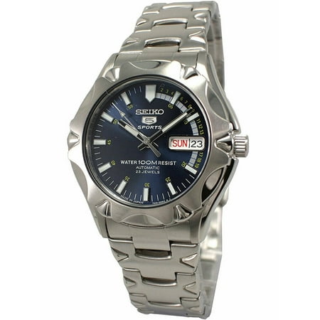 Sports Automatic Self Winding Watch - SEIKO SNZ447J1,Men's Automatic Sports,Self Winding,Stainless Steel Case and bracelet,Screw Back,100m WR,SNZ447
