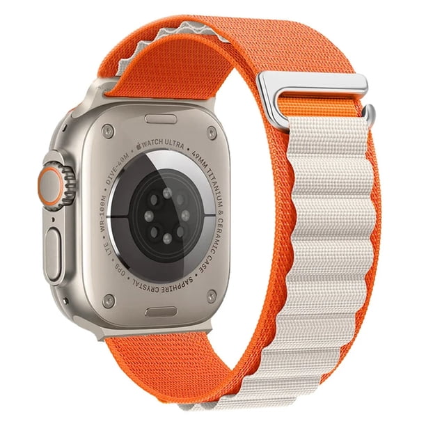 Correa De Nylon Alpine Unisex M / L 38 / 40 / 41 mm Para Apple Watch Ultra Compatible Con Serie 8 / 7 / 6 / 5 / 4 / 7