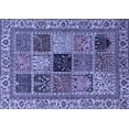 thumbnail image 1 of Ahgly Company Indoor Rectangle Abstract Blue Modern Area Rugs, 2' x 3', 1 of 4