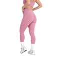 thumbnail image 6 of YITTY Active Women's UltraLuxe High-Waist Pocket Legging, Athleisure, 4-Way-Stretch, Pink Sorbet, S, Regular | 27" Inseam, 6 of 8