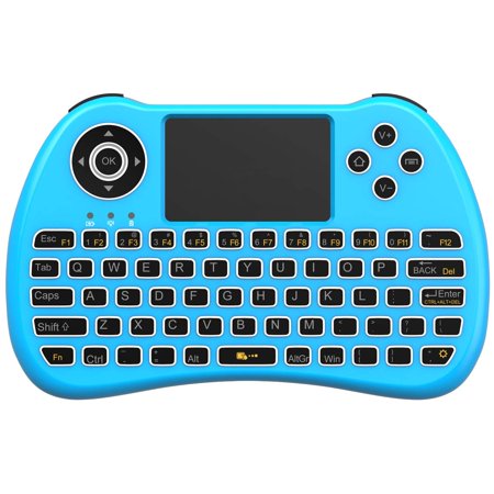 Aerb Backlit 2.4GHz Wireless Mini Keyboard H9 Pro, Mouse Toupad Combo, Portable Multi-media Remote Control for Android TV Box, HTPC, IPTV, PC, Pad and More (Best Tv 2.4 Arabic Iptv Wireless Box)