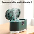 thumbnail image 4 of Bouanq Air Humidifiers with fan,Double Head Spray Air Fan,Mini Air-Conditioner,Night Lighting,Water Supply And Humidification,Intelligent Digital Display Air Cooler, Household Small Fan, 4 of 7