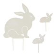 thumbnail image 1 of Decorative Iron Garden Stake Collection Lawn & Decor, Rabbit, 1 of 5