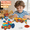 116pieces, variant on Electric DIY Building Set for 6+ Year Old Kids, Gear Drive Construction Building Blocks Toys for Boys Girls Birthday Gifts-116Pieces