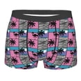 thumbnail image 5 of Uemuo Hawaii Palms Pattern Men's Boxer Briefs,Trunk Anti-Chafing,Comfortable, Durable, and Stylish Underwear-, 5 of 9