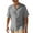 Grey, variant on Men's Casual Short Sleeve Button Down Shirt Summer Relaxed Fit Breathable Comfortable Lightweight Beach Style with Pocket