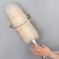 thumbnail image 5 of Wool Duster Household Cleaning Dust Duster Brush Car Cleaning Sweeping Dust Home Daily Use Washable Clean Houseware Tools Green White C, 5 of 6