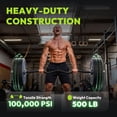 thumbnail image 3 of HANDBODE Olympic EZ Curl Barbell Bar, 47" Curl Bar for Weight Lifting, Squats, Hip Thrusts, Biceps, 500 lb Weight Capacity Suitable for 2 inch Weight Plates, Home Gym Weight Bar, 3 of 10