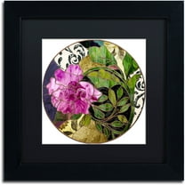 Trademark Fine Art "Glassberry II" Canvas Art by Color Bakery Black Matte, Black Frame