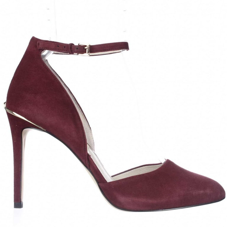 Michael kors burgundy pumps sale