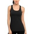 thumbnail image 2 of Attraco Workout Tank Top for Women Slim Fit Yoga Top Open Back Gym Muscle Shirts, 2 of 6