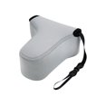 thumbnail image 3 of JJC S3GR Gray Ultra Light Neoprene Camera Case for Sony a6600 a6500 a6400 a6300 a6100 a6000 a5100 w/55-210mm Lens, pouch bag for Fujifilm Fuji X-T30 X-T20 X-T10 W/ 55-200mm Lens, 3 of 8