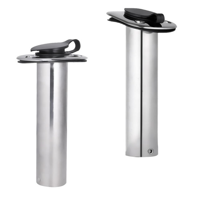 Soporte de soporte de caña de montaje empotrado con tapa, herramienta de accesorios de aparejos para caja de kayak, d DYNWAVEMX Soporte de barra de montaje empotrado