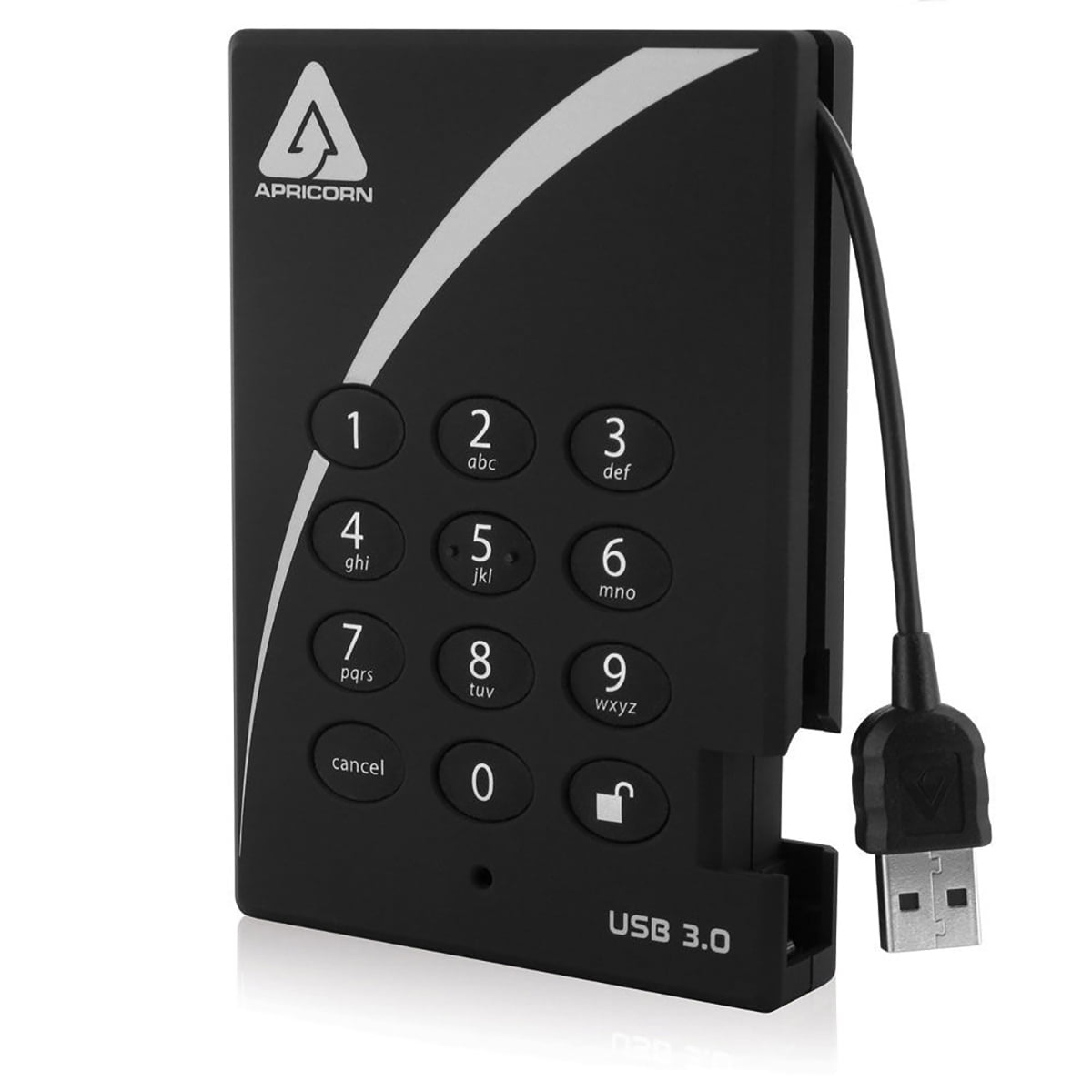 4TB AEGIS PADLOCK SSD USB 3.0 AES XTS ENCRYPTED PORTABLE DRIVE