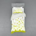 thumbnail image 2 of Ambesonne Floral Bedding Set 4 Pcs, Daisises Flowers Garden, Queen, Yellow and White, 2 of 3