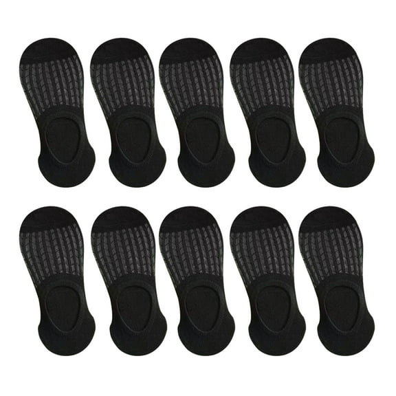 Hehanda 10 Pairs of Summer Thin Invisible Boat Socks - Simplicity Casual Cotton Socks