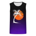 thumbnail image 4 of EOYWHK Summer Tank Tops for Men Quick Drying Beach Shirt Palm Tree Print Muscle Shirts Stretchy Crewneck Pullover Blouse Weekly Flyer, 4 of 4
