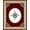 Burgundy, Pattern 2, variant on ODIKA 4'x6' Machine Washable Non-Slip Area Rug, Floral Vine Scroll Oval High Traffic Rug, Red, 666247