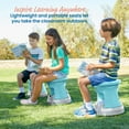 thumbnail image 5 of ECR4Kids Active Storage Wobble Stool, 15in Seat Height, Children's Furniture, Cyan/Light Grey, 5 of 9