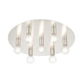 thumbnail image 4 of Livex Lighting - Hillview - 7 Light Flush Mount in Contemporary Style - 24, 4 of 7