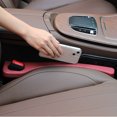 thumbnail image 5 of 2 Pcs Red Car Seat Gap Filler, Car Seat Gap Plug, Between Seats Console Organizer, 5 of 5