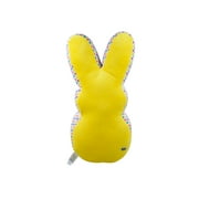 Peeps Embellished Bunny Plush Toy, Yellow, 17-inches