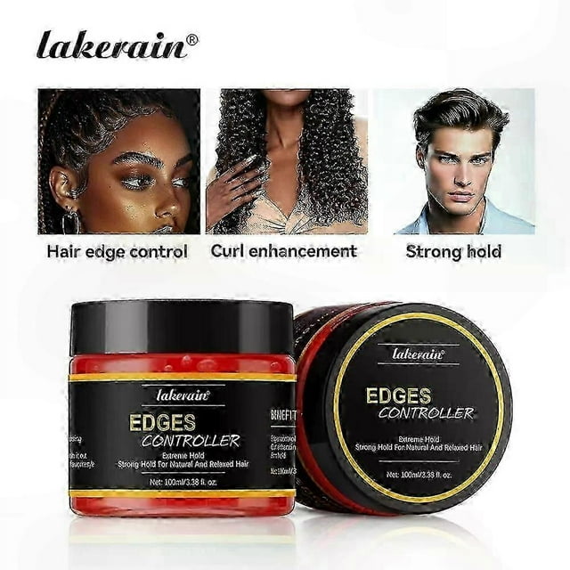 Strong Hold Hair Gel for Women Edge Styling Non-Greasy Formula for Defined Edges and All-Day Control