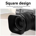 thumbnail image 4 of 52mm Caliber Lens Hood for Sony,Canon, Nikon, Fujifilm Cameras Black, 4 of 5