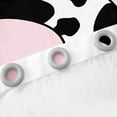 thumbnail image 3 of Erosebridal Letter Initial A Curtains and Drapes (38Wx54L),Kawaii Bow 30%-50% Blackout Curtains for Bedroom,Curtains for Living Room,Cow Print Decor, 3 of 6