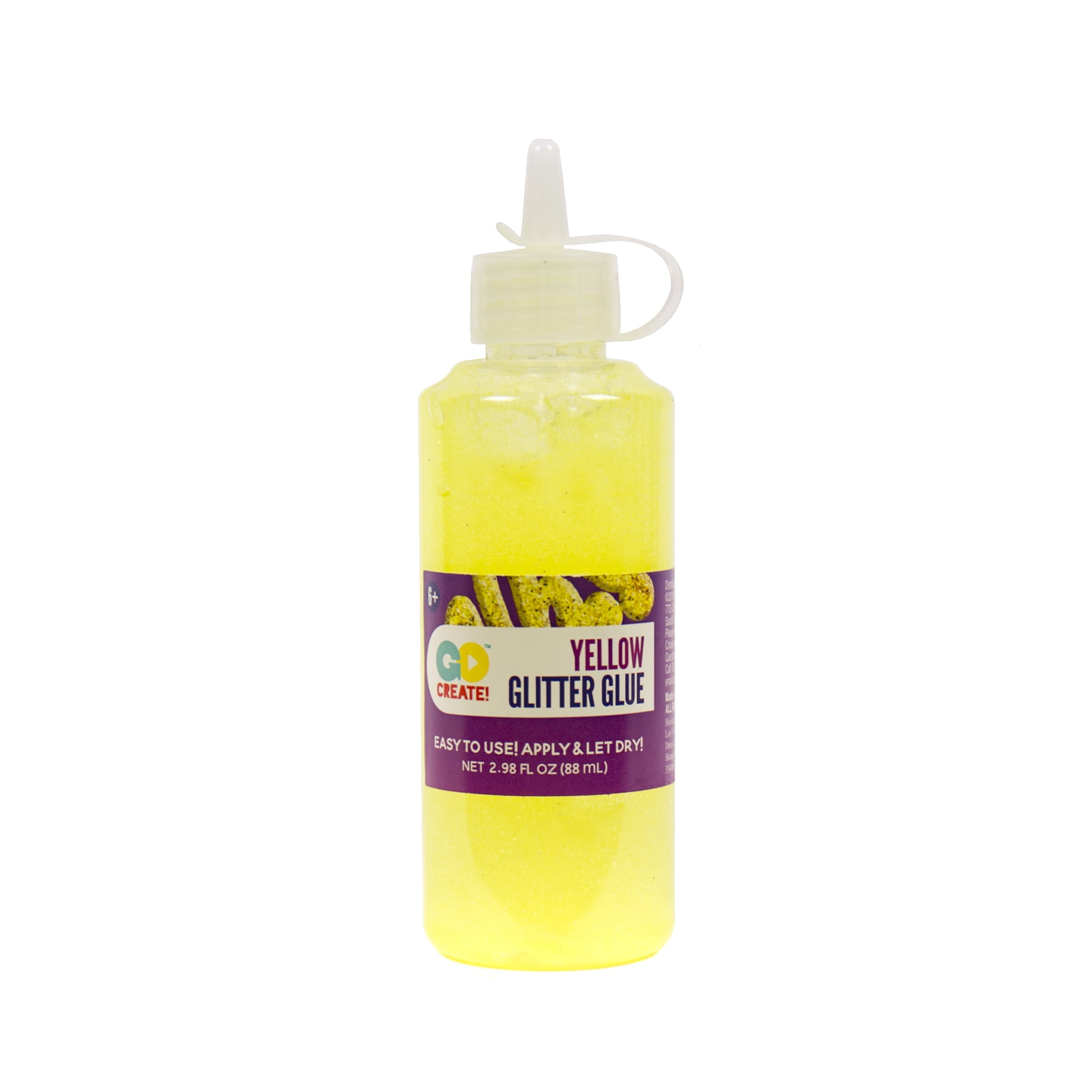 Go Create Yellow Glitter Glue, 2.98 Oz.