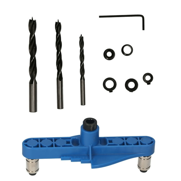 Self Centering Dowel Jig with Center Scriber Line Offset Systerm Carpentry Locator Doweling Jig for Woodworking Drilling and Marking