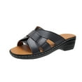 thumbnail image 1 of Amzcrzy Zapatos de mujer,Zapatos de mujer,Zapatillas de mujer, Sandalias de playa para mujer, con punta redonda y tacón grueso, antideslizantes, informales, para verano Sandalias Mujer Zapatillas De, 1 of 8