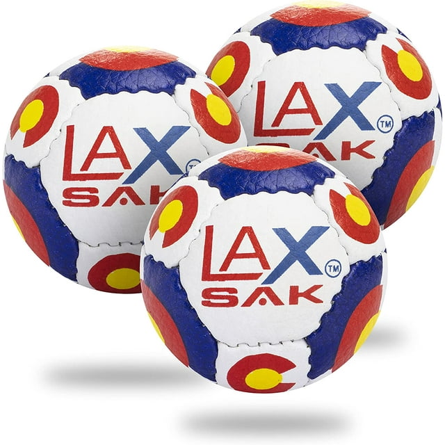GFDYREE Lacrosse Sak Balles d'Entraînement de Lacrosse - Même Poids et Taille Que des Balles de Lacrosse Réglementaires, Idéales pour la Pratique Intérieure et Extérieure, Moins de Rebond et Rebonds Minimaux