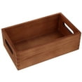 thumbnail image 1 of Miangastore Wood Crate Organizer Bin Sundries Organizer Multi-functional Pantry Organizer Storage Box, 1 of 8