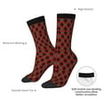 thumbnail image 4 of Rateoe Argyle Plaid for Women Casual Calf Socks - Cute Crew Socks - Thin Soft Above Ankle Socks Size 5-11, 4 of 6