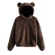 thumbnail image 1 of 2023 suéter cálido con capucha con orejas de conejo de peluche nuevo otoño e invierno transfronterizo europeo y americano, 1 of 4