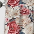 thumbnail image 3 of Designart "Blush Lace Whispering Blooms IV" Floral Blackout Curtain Single Panel, 3 of 4