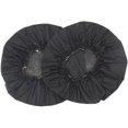 thumbnail image 3 of 100 PCS Disposable Headphone Protective Cover Earphone Protector Headset Cover Replacement Suitable for 10cm-12cm Headphone (Black), 3 of 3