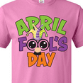 thumbnail image 4 of Inktastic April Fools Day with Funny Face Replacing O T-Shirt, 4 of 5